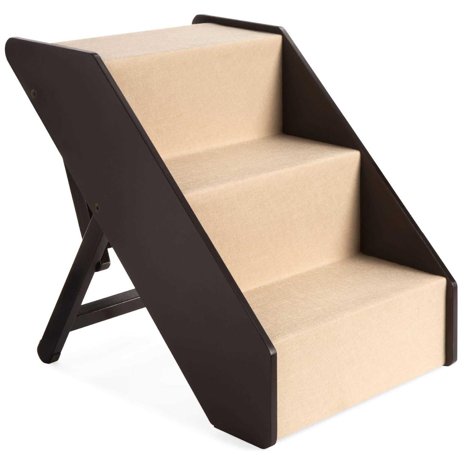 Foldable Adjustable Wooden Pet Stairs M1907