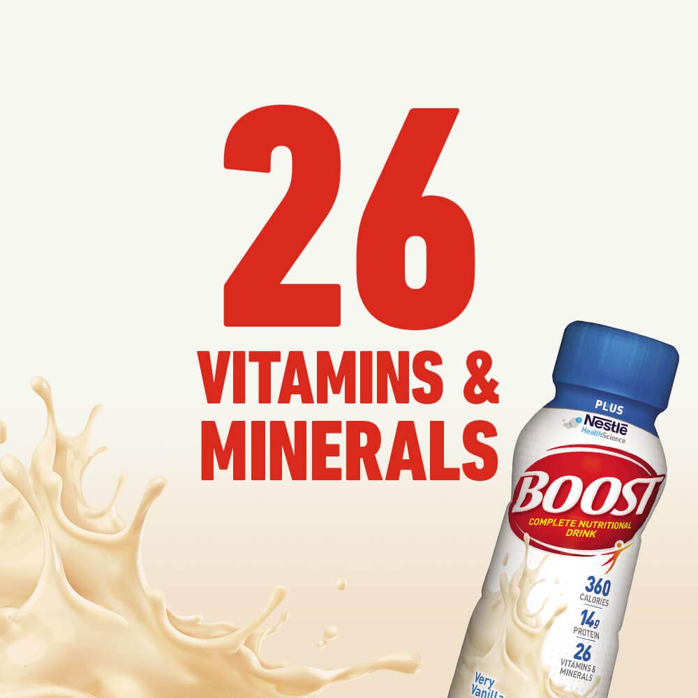 Very Vanilla 8 fl oz Bottle 12 Pack Nutritional Drink S98603