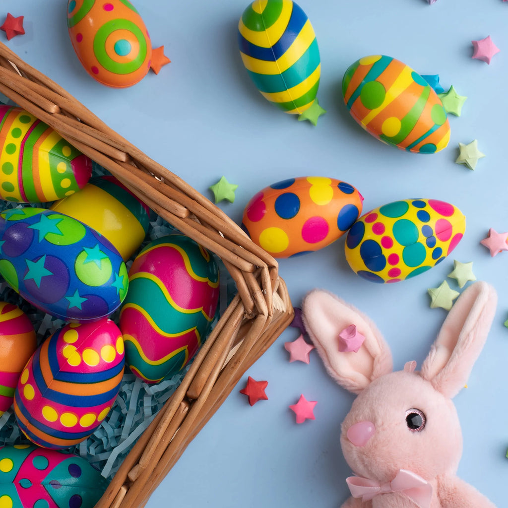 24 PCS Colorful Squishy Eggs M80827