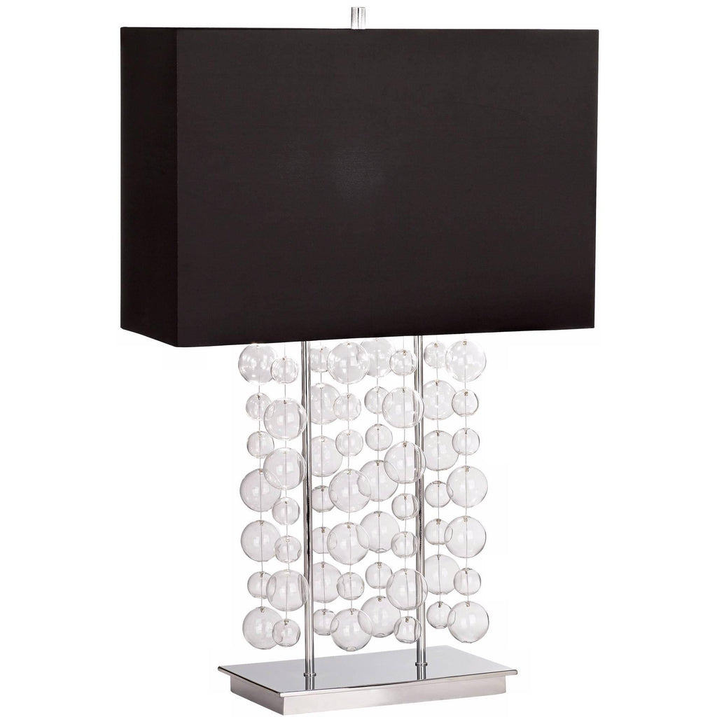 Clear Bubble Cascade Table Lamp R9058