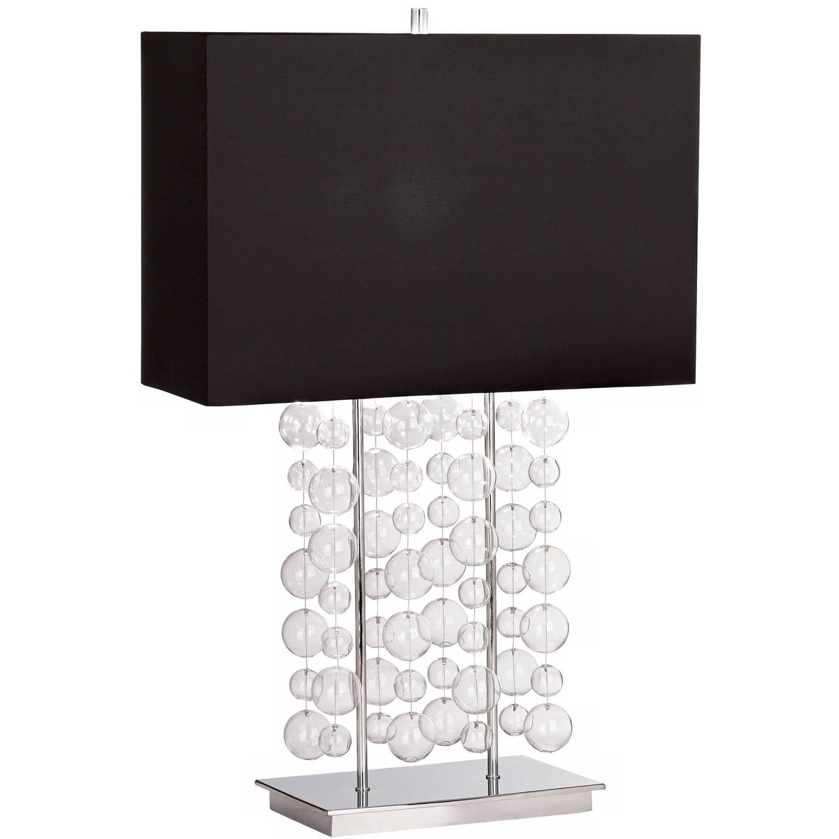 Clear Bubble Cascade Table Lamp R9058