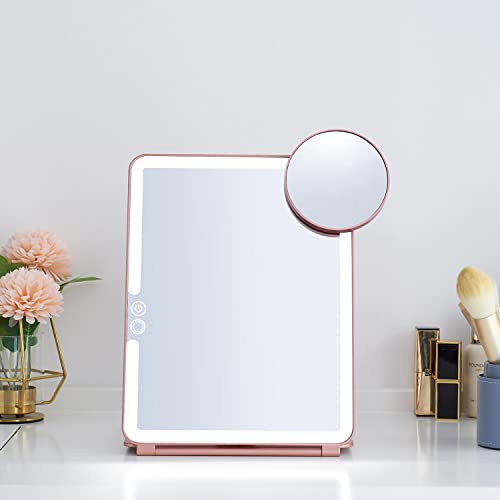 Foldable Double Sided Tabletop Mirror 10 X and 1X X412611
