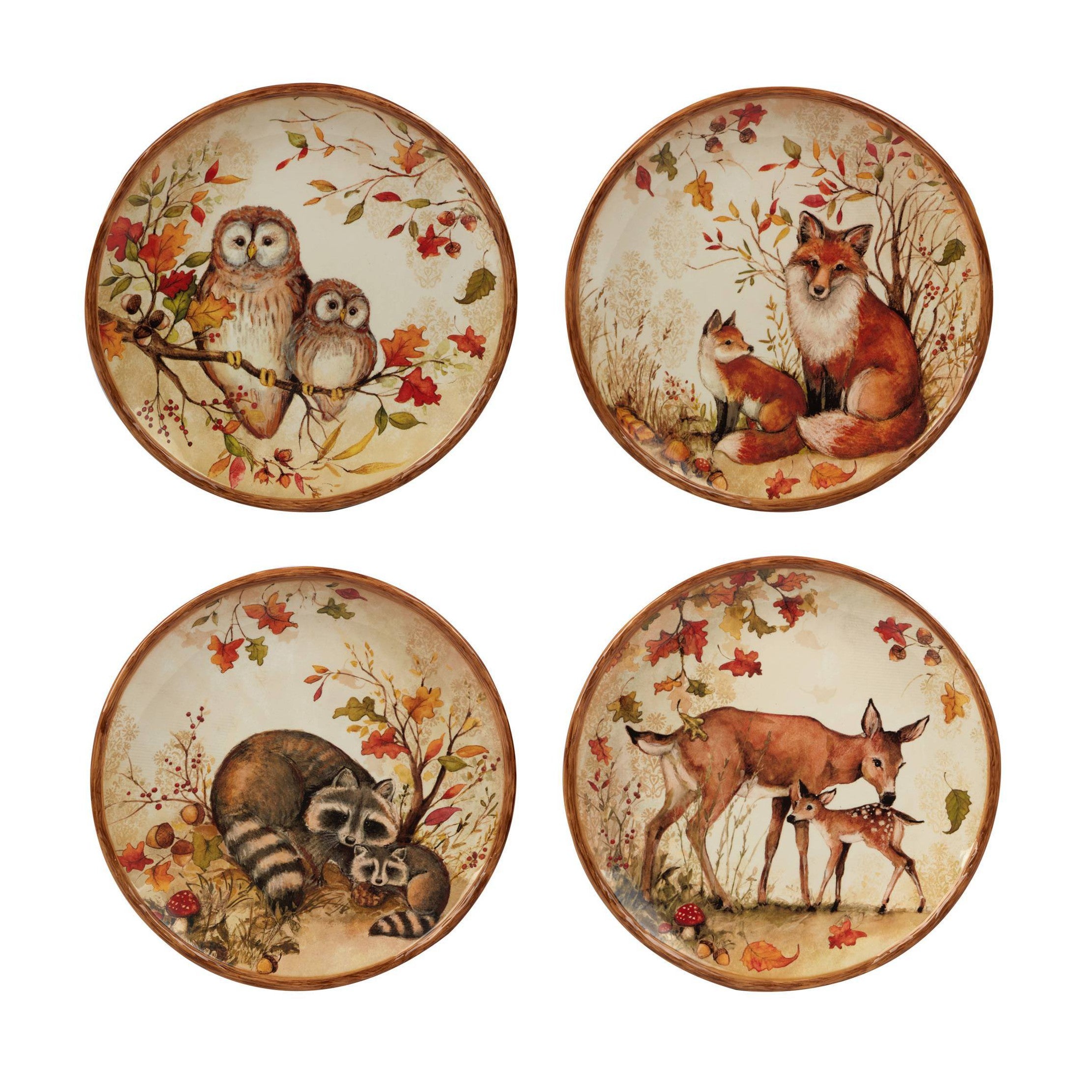 16pc Pine Forest Dinnerware Set V880