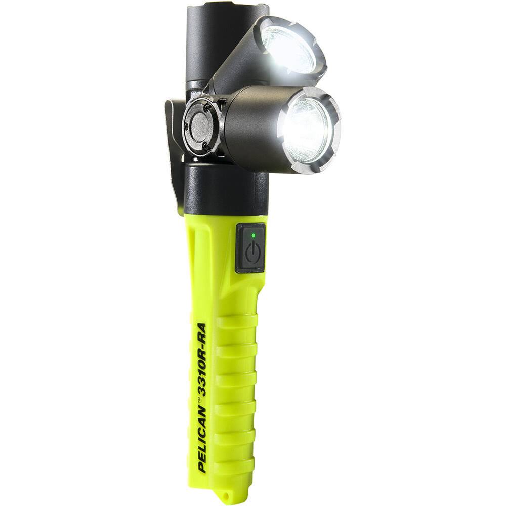 Right-Angle Rechargeable Flashlight (Yellow) V8419
