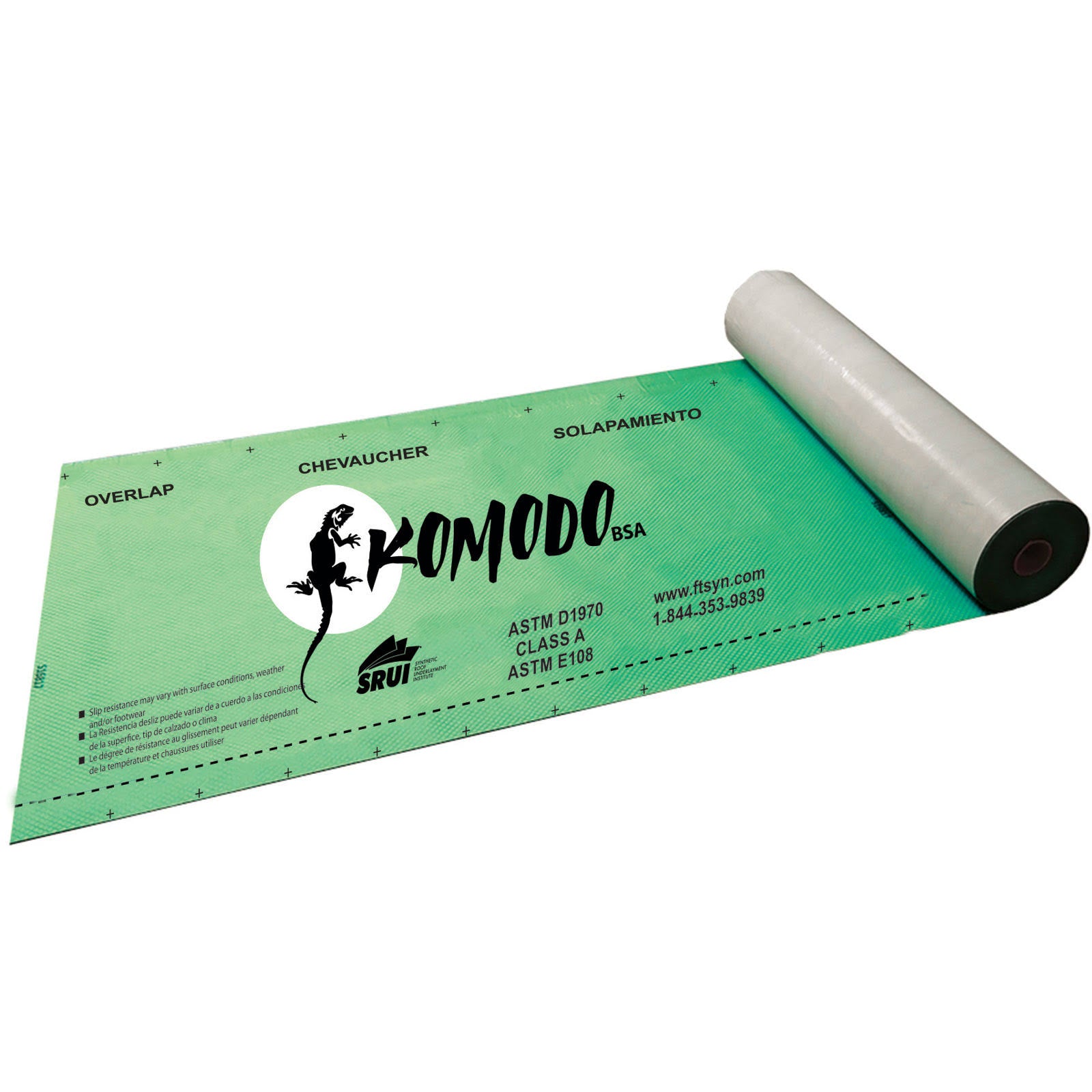 Green Butyl Self Adhered Underlayment H89136