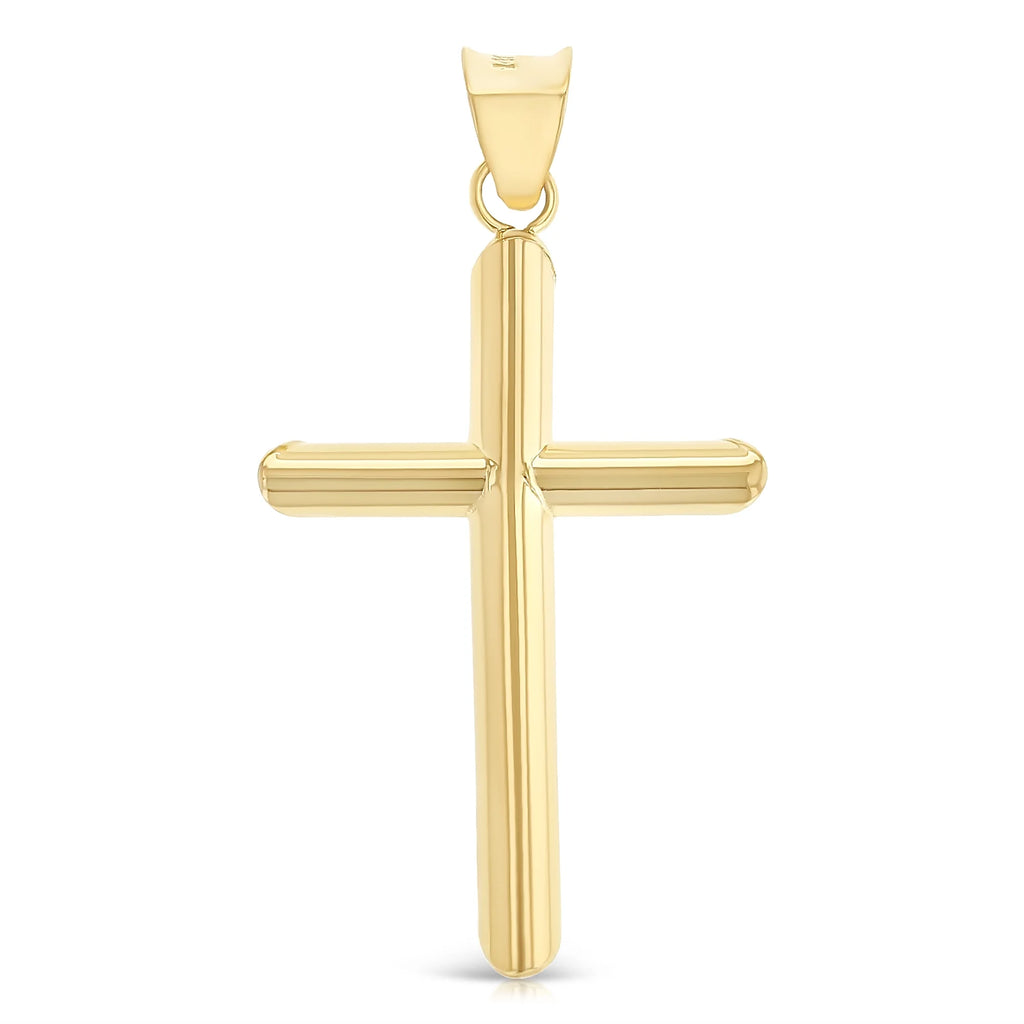 14K Yellow Gold Cross Pendant M5026