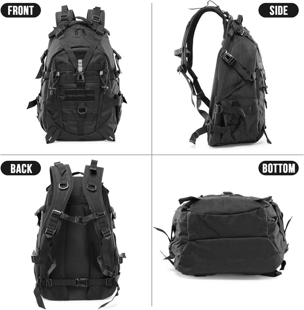 Black 25L Tactical Backpack H331216