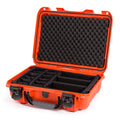 Orange Waterproof Hard Case with Padded Dividers U43147