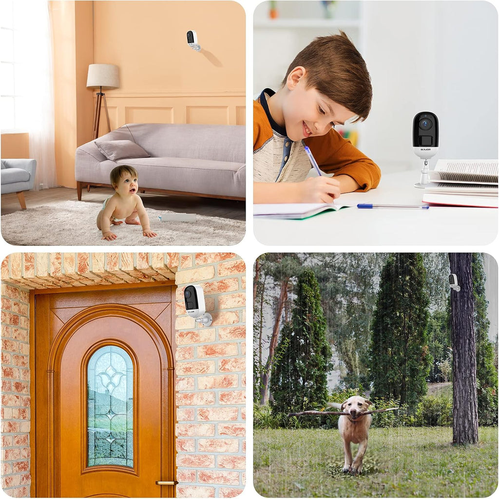 1080P WiFi Security Camera with Night Vision and 2-Way Audio U2325