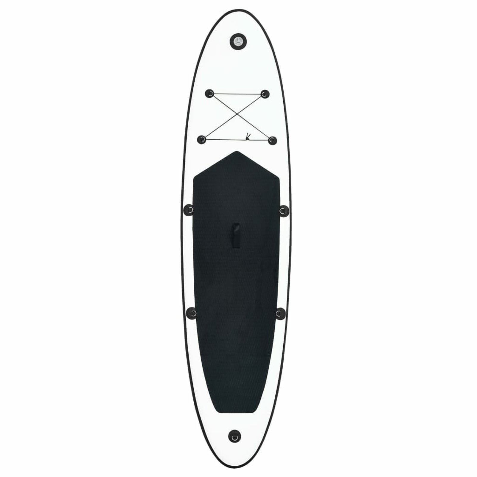 Inflatable Paddleboard Set Black and White P89826
