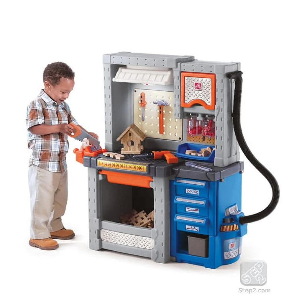 50 Piece Plastic Kid Tool Bench Playset L7930