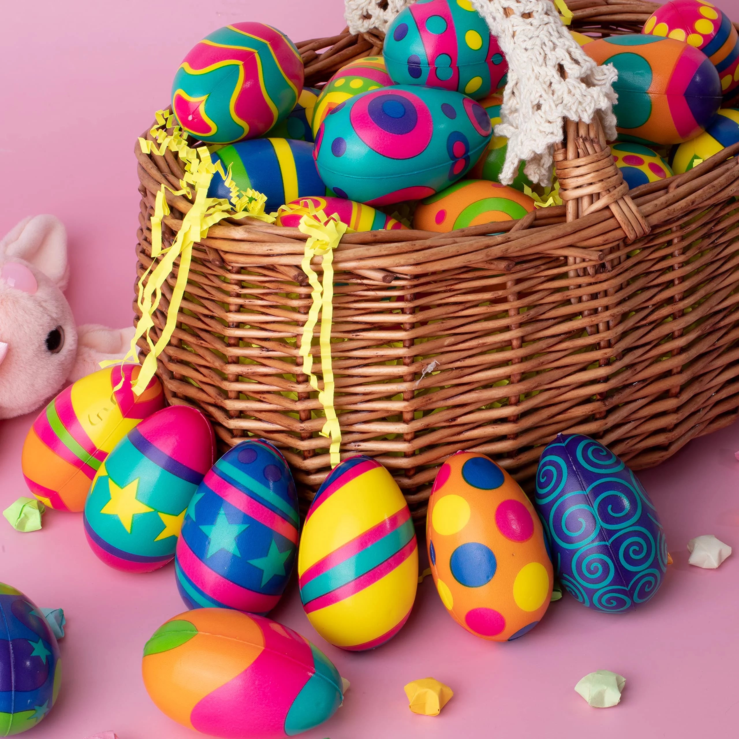 24 PCS Colorful Squishy Eggs M80827