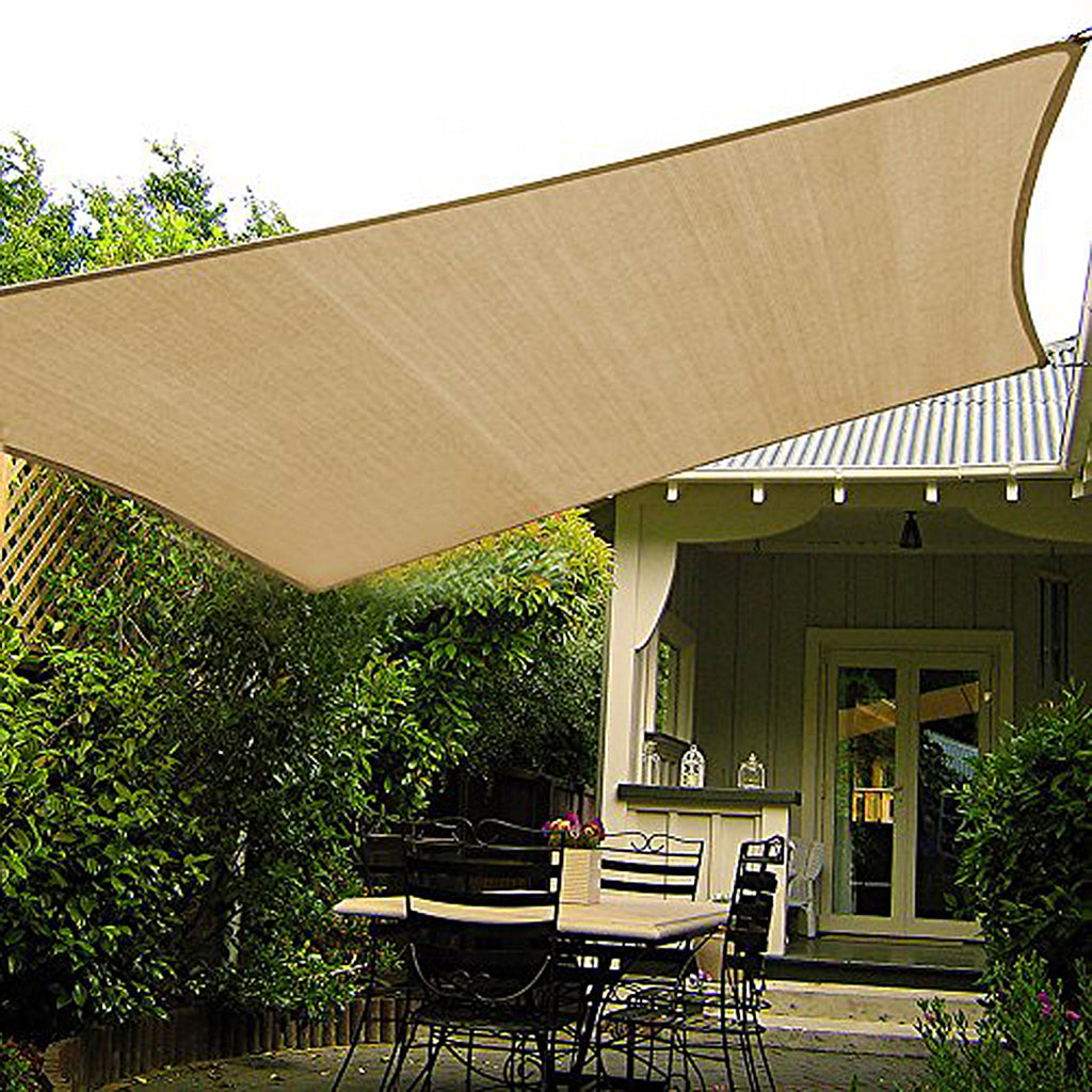 Sand 12 ft. Quadrilateral Sun Shade Sail C879517
