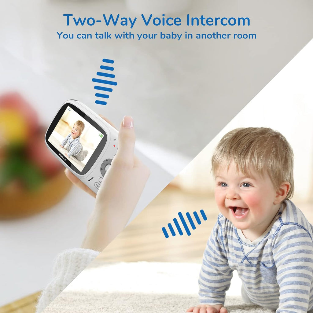 Baby Monitor with Camera and Audio, No WiFi, Infrared Night Vision, Pack of 2 Z112828