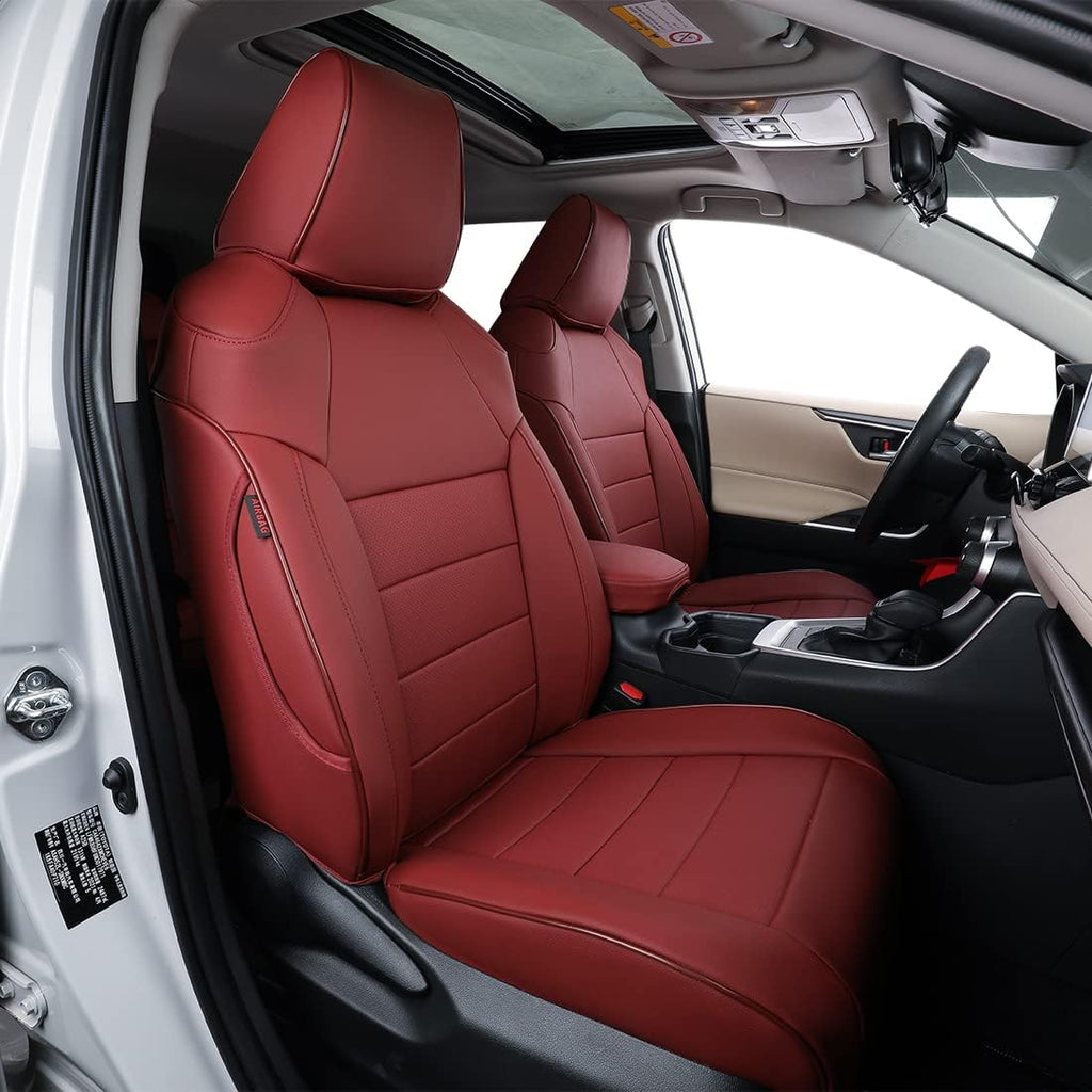 Beige Leatherette Car Seat Covers for Toyota Corolla Cross K1755