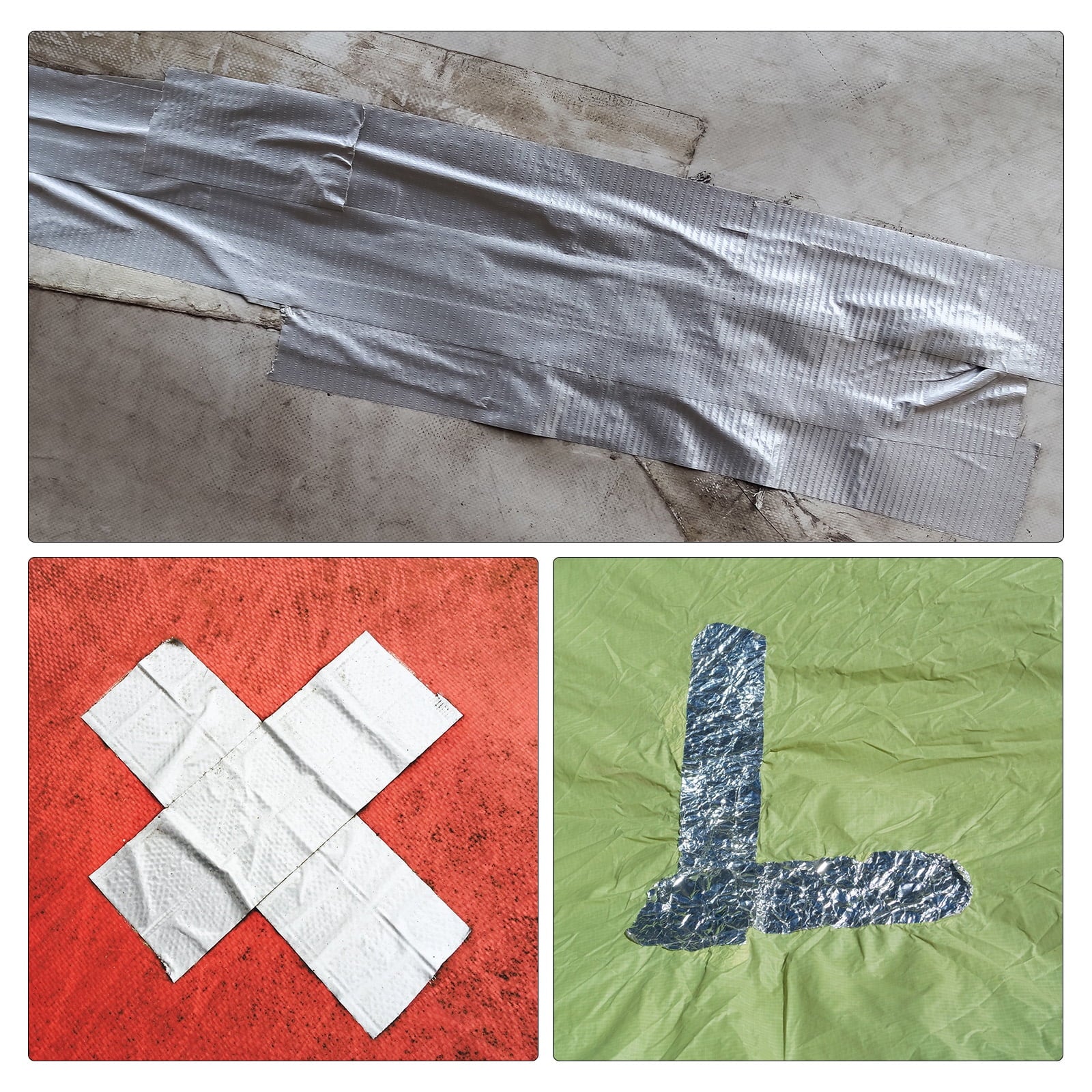 Red Waterproof Awning Repair Tape J33815