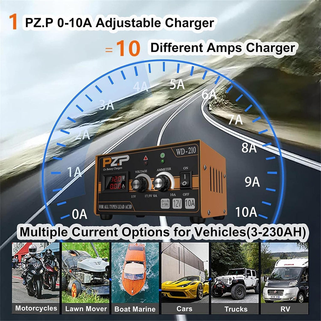 12v Automatic Battery Charger Maintainer L92869
