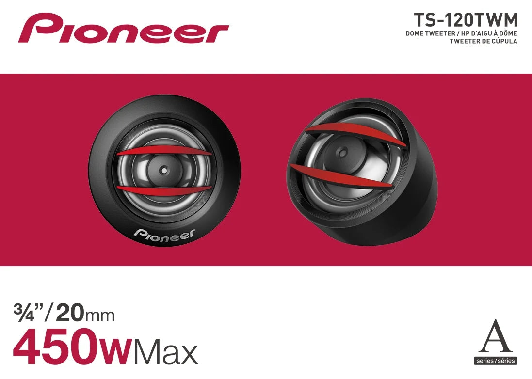 Polyimide Dome Tweeters with Universal Adapters J9139