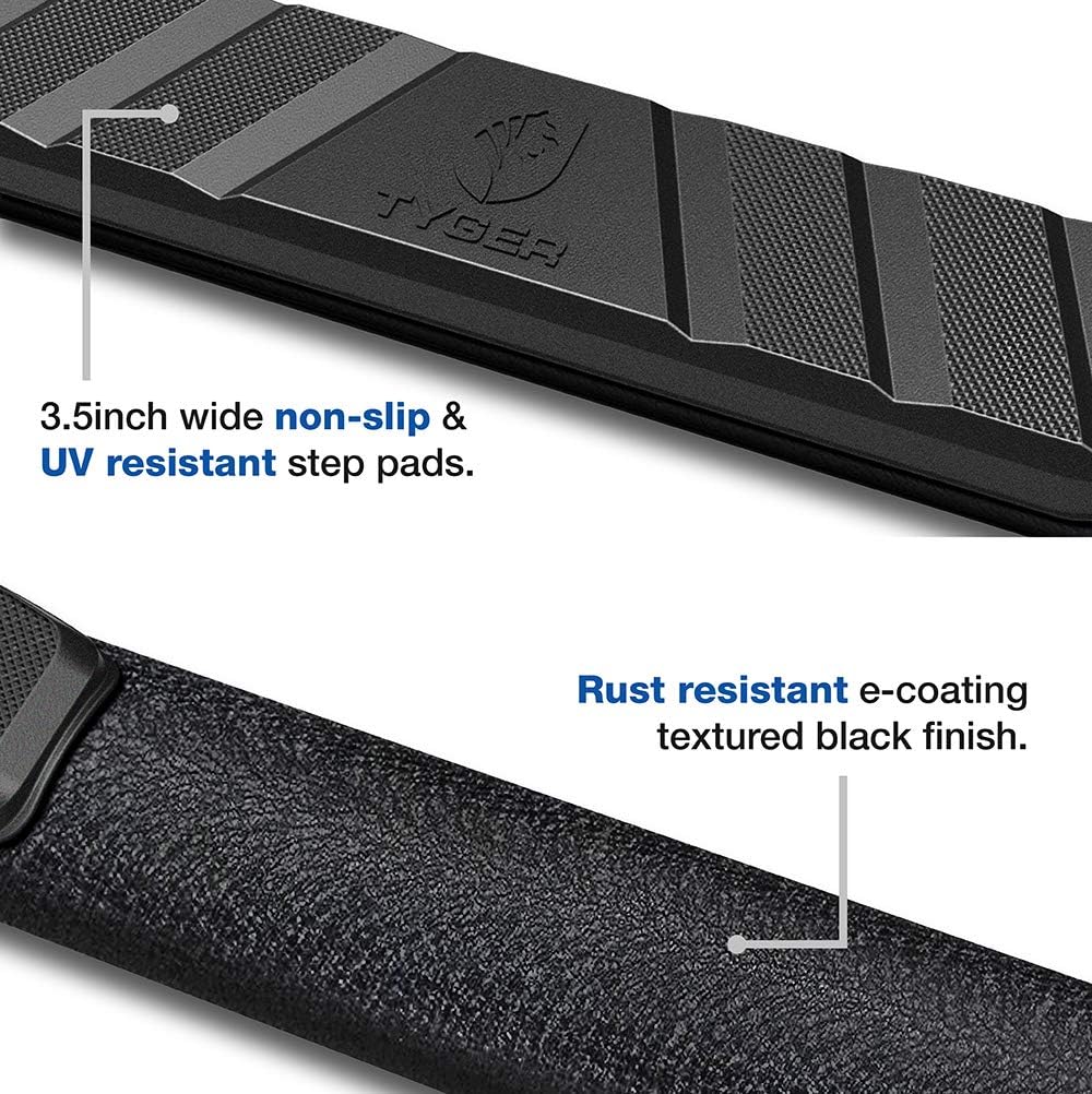 Textured Black Side Step Running Boards Z690106