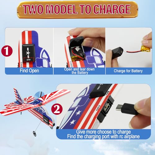 2.4GHZ Remote Control Airplane with Lights B67266