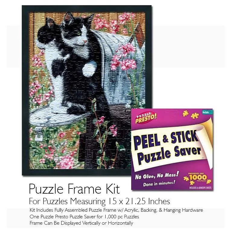 Jigsaw Puzzle Frame Kit for Puzzles Measuring 21.25x15 Inches Y5489