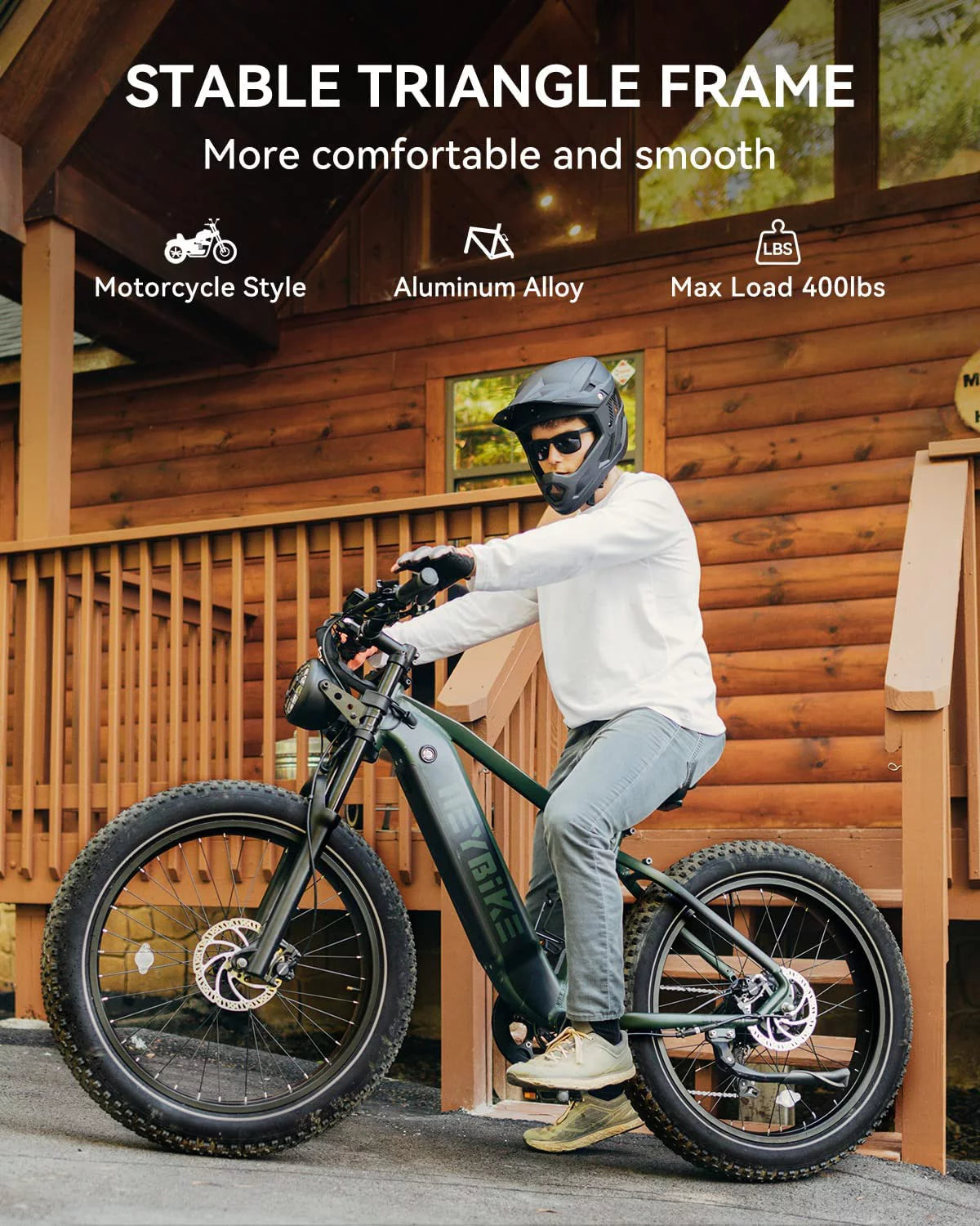 750W Fat Tire Electric Bike with 48V 18Ah Removable Battery N753