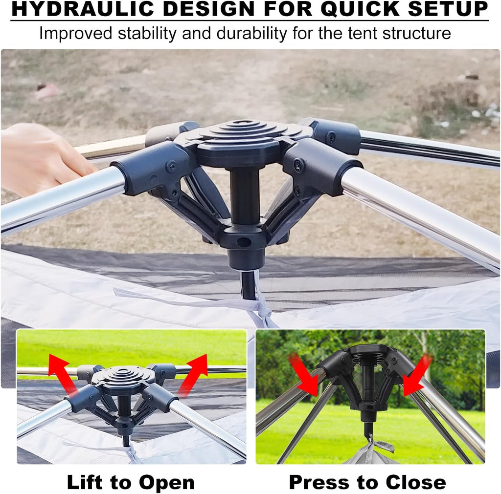 Waterproof Double Layer Car Tailgate Tent, 10' W X 10' L X 7.5' H E31288