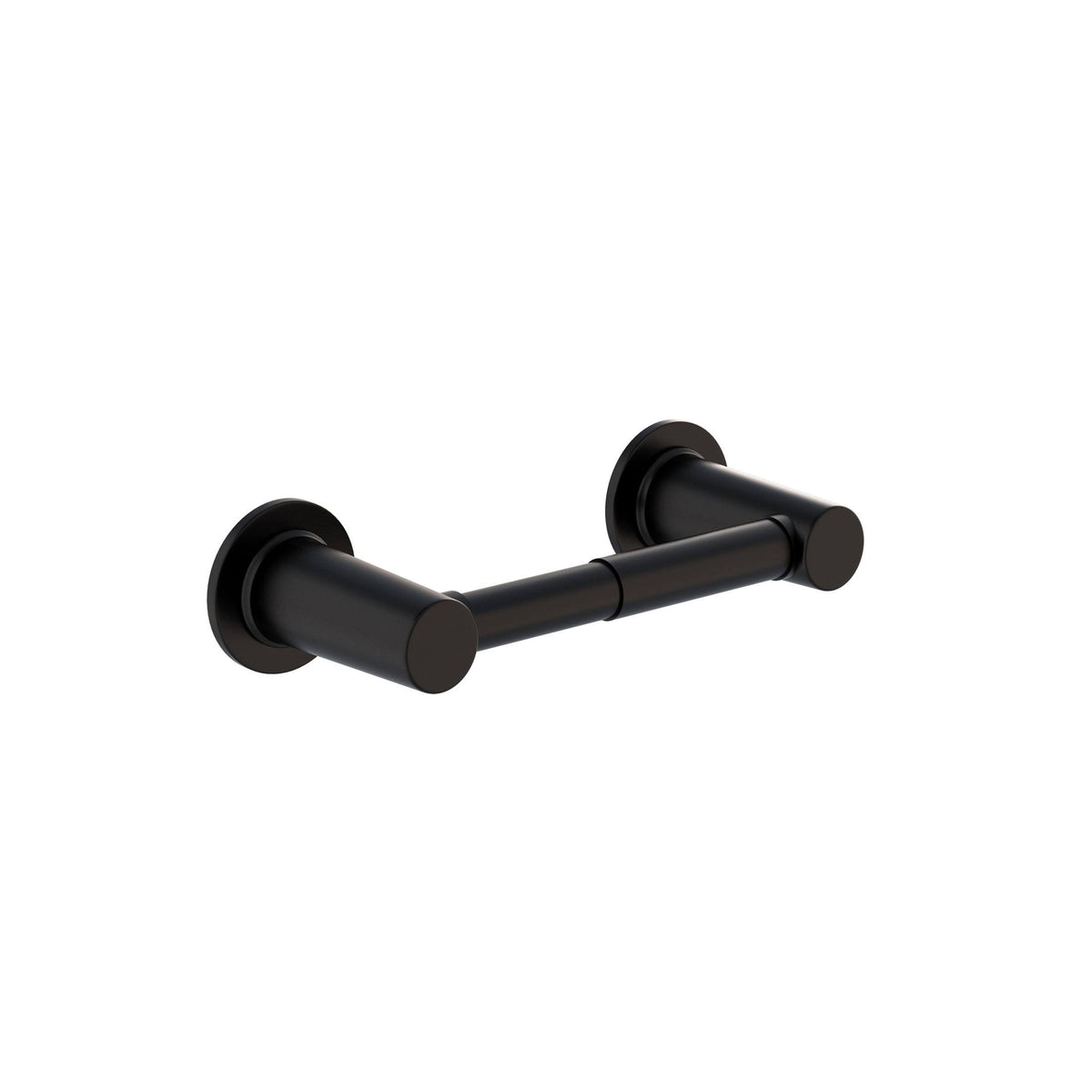Flat Black Double Post Toilet Tissue Holder B268