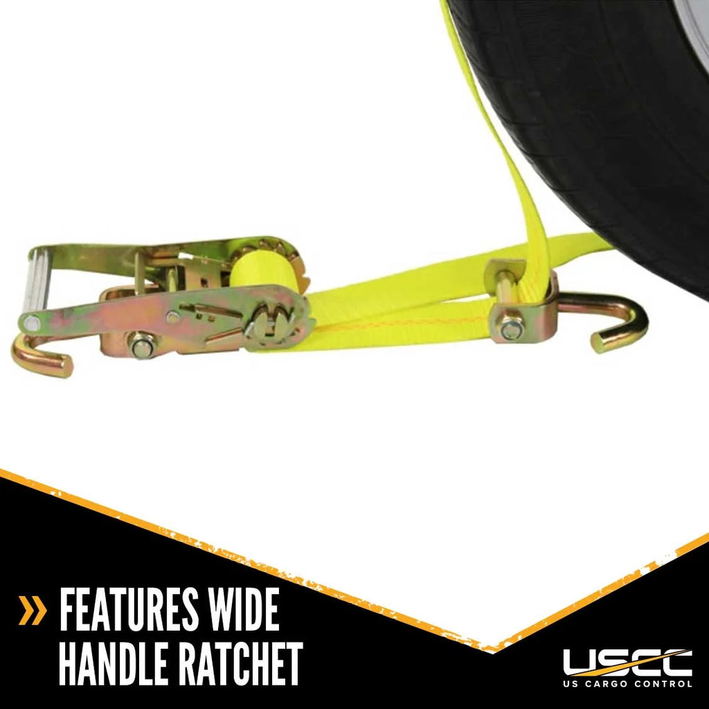 4 Pack Wheel Strap with Ratchet Y46916