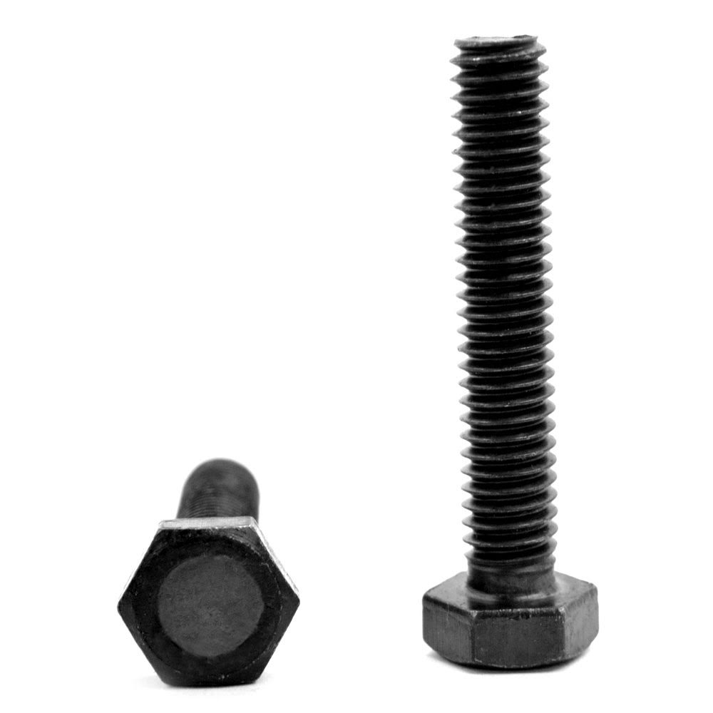 M20 x 2.50 x 30 mm Coarse Thread DIN 933 Class 10.9 Hex Cap Screw Alloy Steel Black Oxide Pk 10 Y434