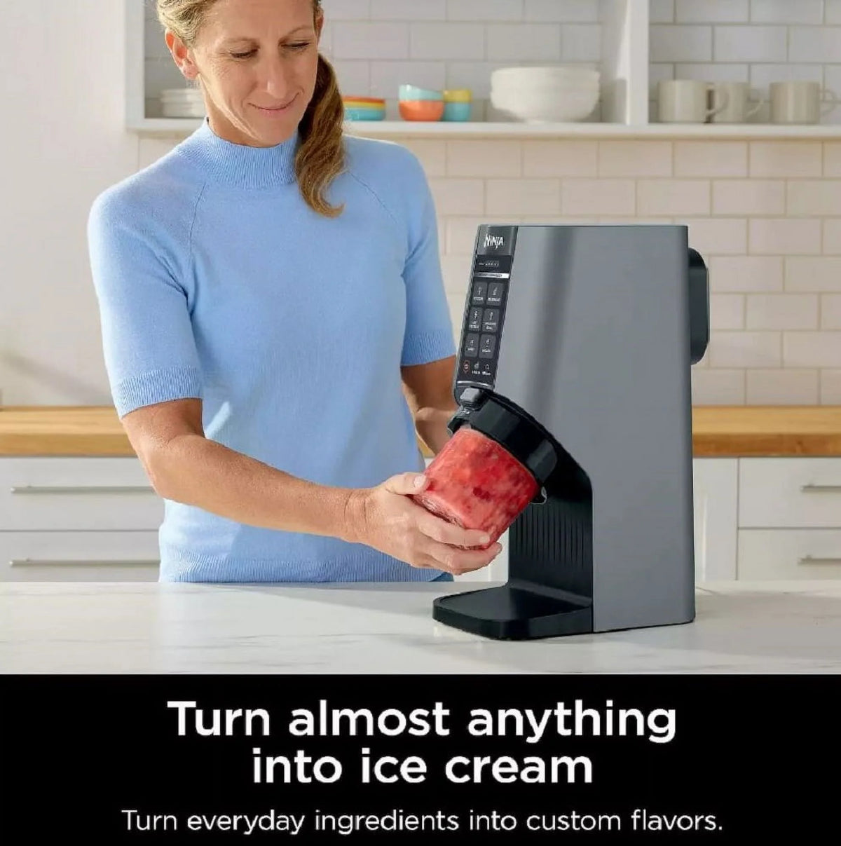 Pink 7-in-1 Ice Cream Maker W908