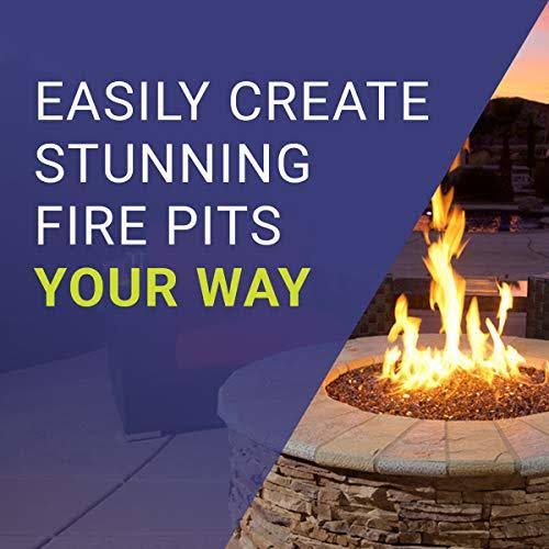Rectangular Stainless Steel Drop in Firepit Pan with Spark Ignition Kit T758816