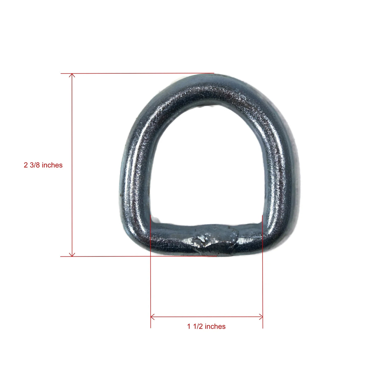 3/8" Steel D-Ring Rope Tie Downs For Trailer Flatbed Truck Anchor Cargo G131