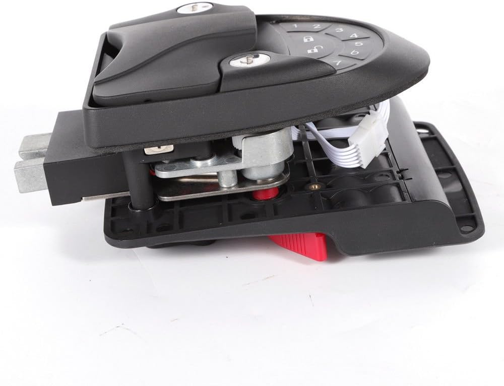 Keyless Entry Door Lock Deadbolt RV Camper Trailer Black with Keypad B3247