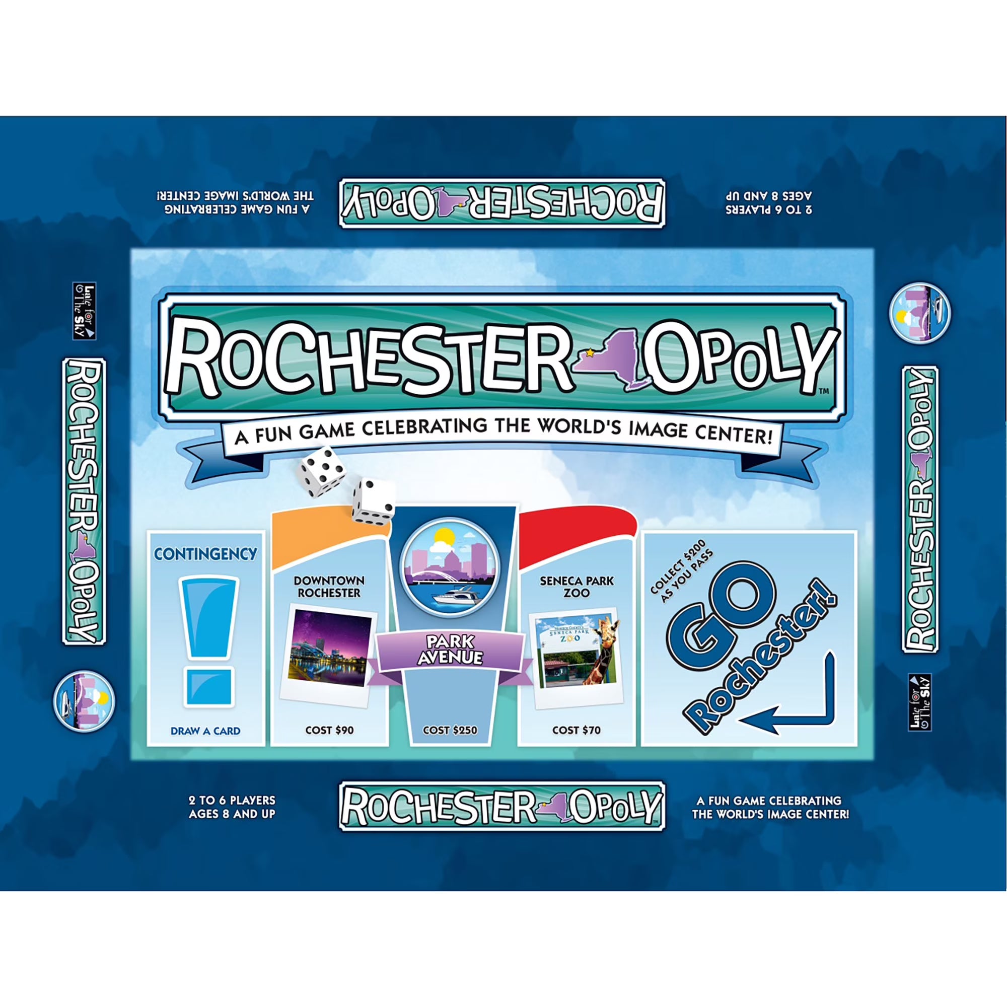 Rochester-Opoly City Themed Board Game, 2-6 Players V699254