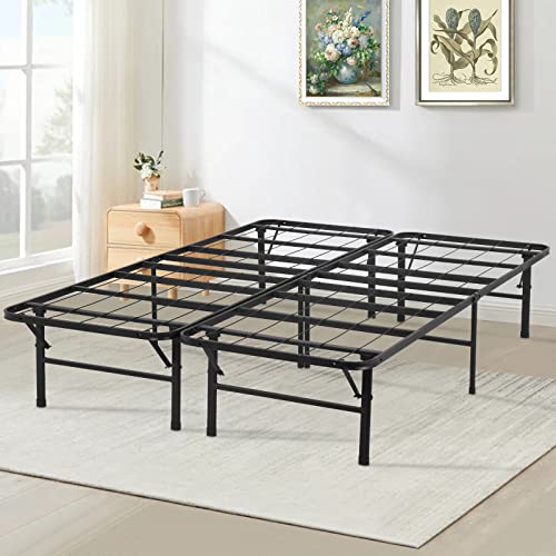 14 Inch Black Steel Twin Bed Frame B252