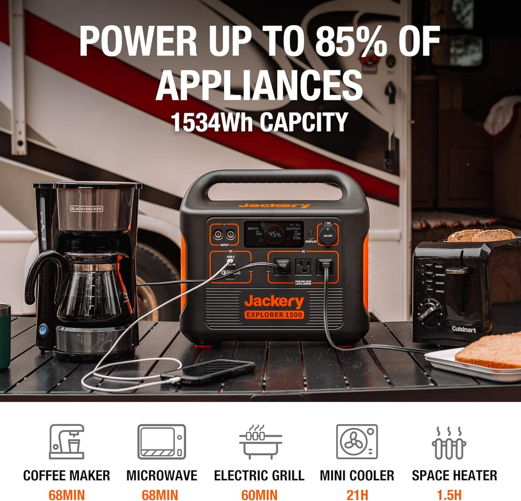 1534Wh Portable Power Station with AC Outlets A513