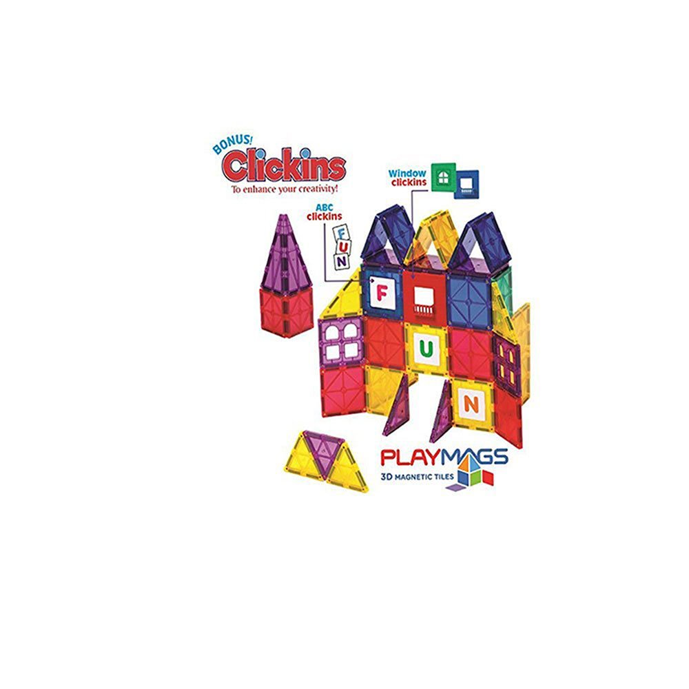100-Piece Magnetic Building Tiles A29689
