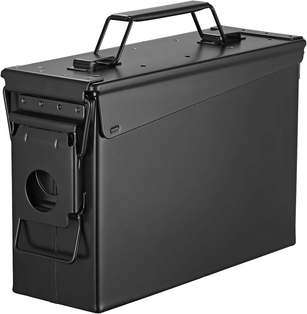 Metal Ammo Case Can – Solid Steel Box F824843