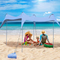 Orange Pop Up 8 Person UPF50+ Camping Sun Shelter with Carrying Bag K66322