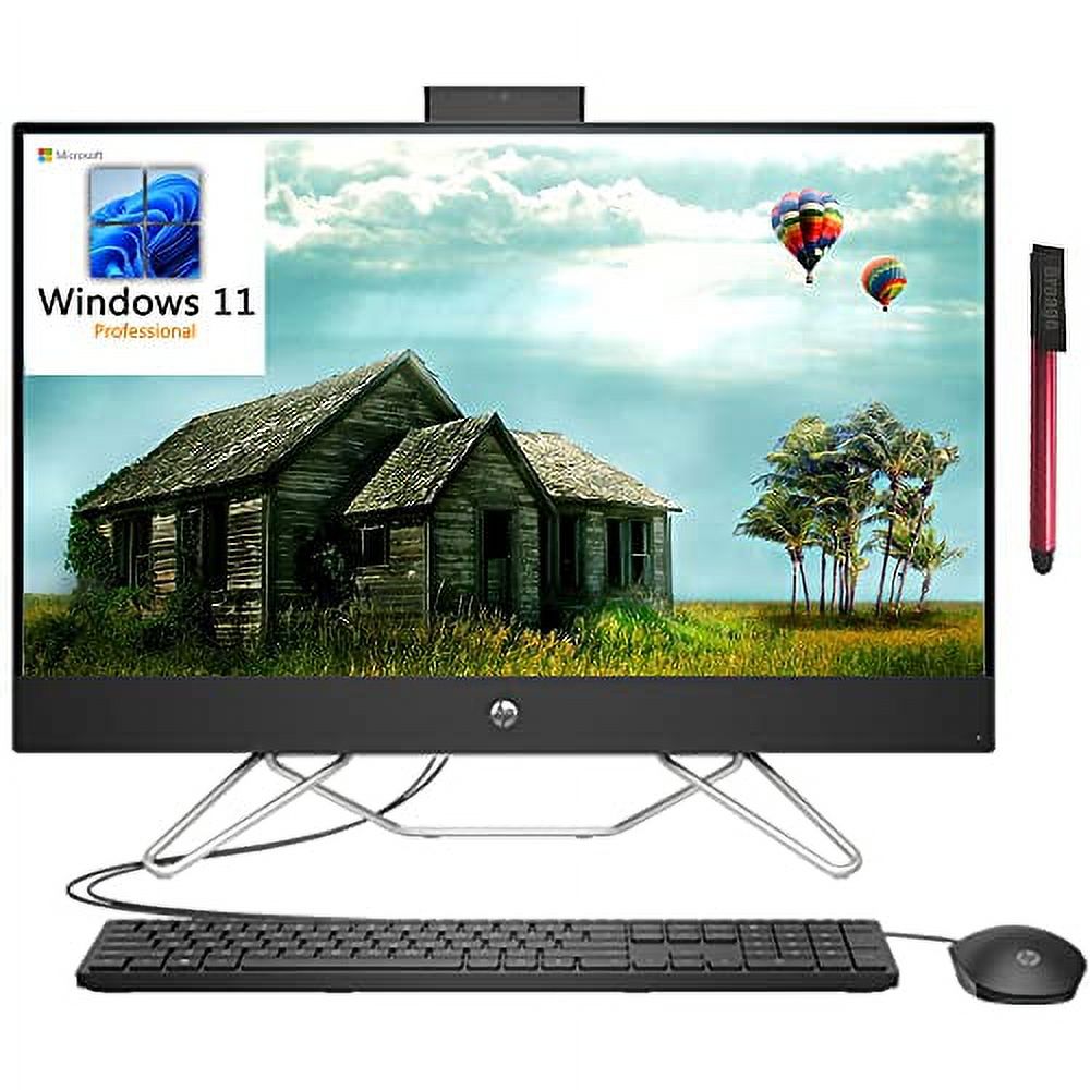 27" FHD AMD Ryzen 5 5500U 16GB DDR4 RAM 256GB PCIe SSD + 1TB HDD Windows 11 Pro All-in-One Computer S4959