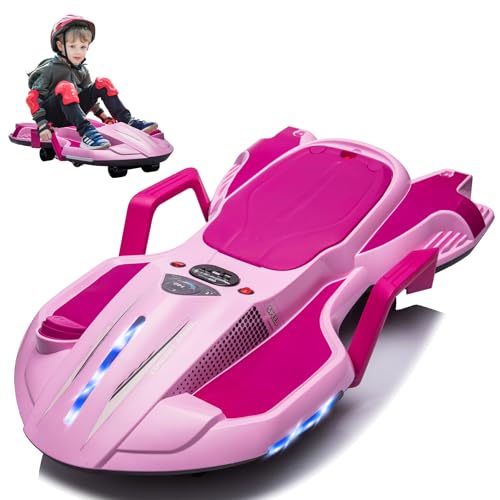 24V Electric Ride On Toy Drift Cart with Side Handlebars N8234