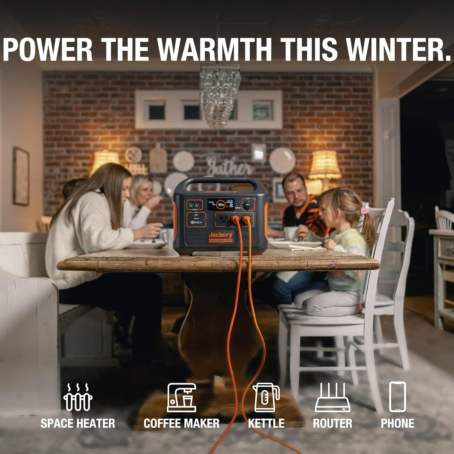 1534Wh Portable Power Station with AC Outlets A513