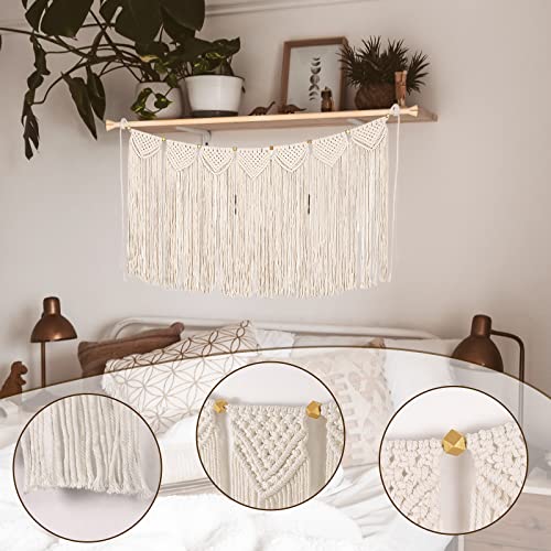 Macrame Curtains Valance Wall Hanging Treatments B422