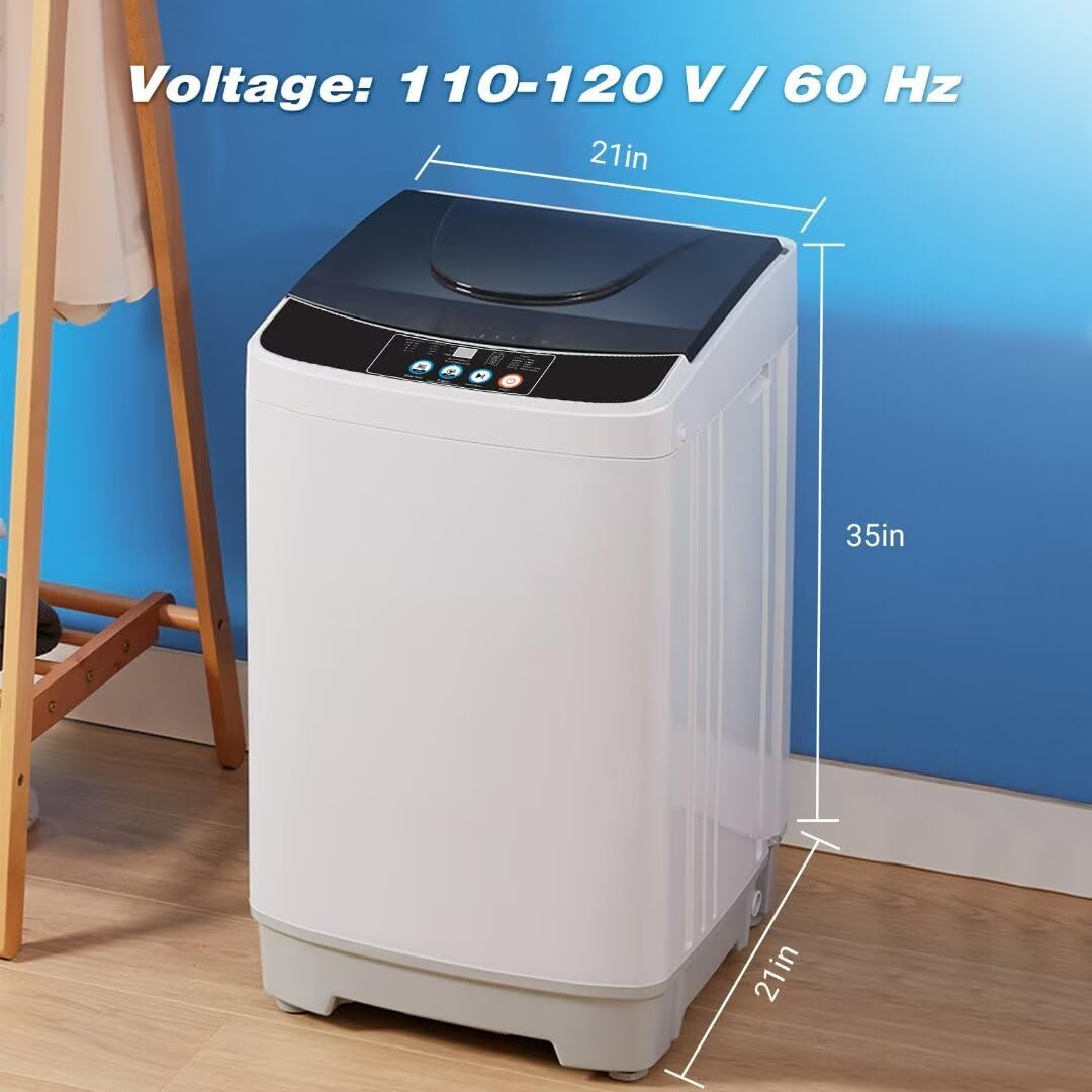 17.8LBS Washer and Dryer Combo with LED Display S364106