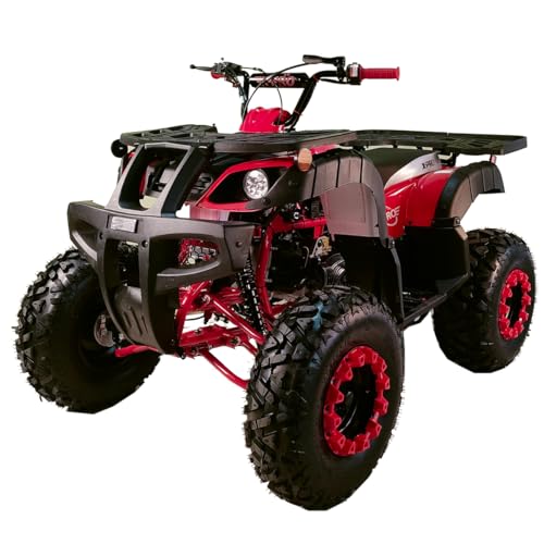 Red Utility ATV with Automatic Transmission, 23"/22" Wheels J759