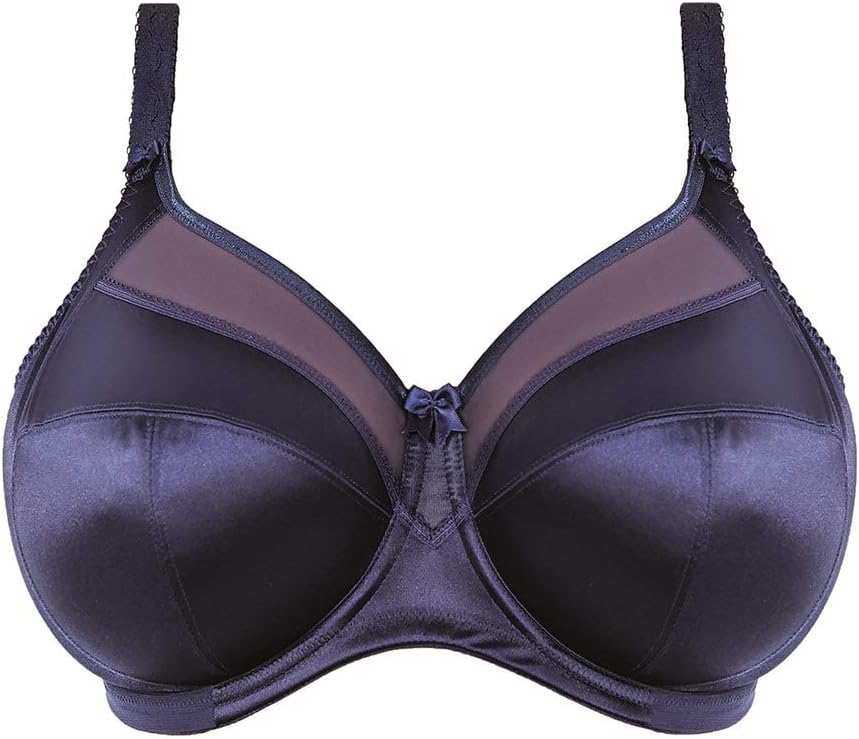 Plus-Size Keira Banded Underwire Bra, Ink, 38J H740