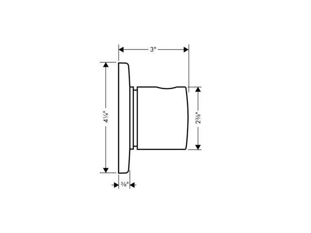 Chrome Diverter Trim L798193