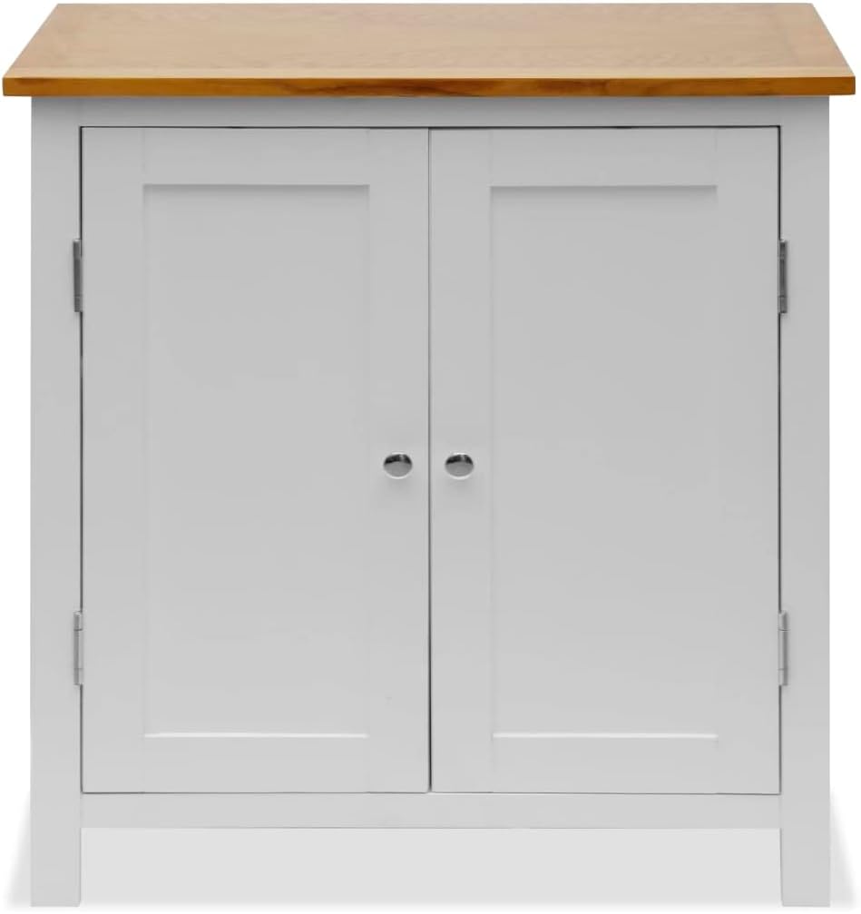 Solid Oak Wood Bar Cabinet P2910