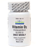 Vitamin D3 50,000 IU 100 ea (Pack of 4) Y56370